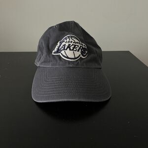 Los Angeles Lakers '47 OSFA Cap Adjustable Dad Hat NBA Basketball Grayish Blue